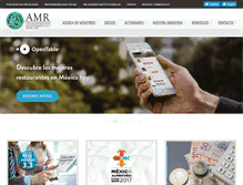 Tablet Screenshot of amr.org.mx